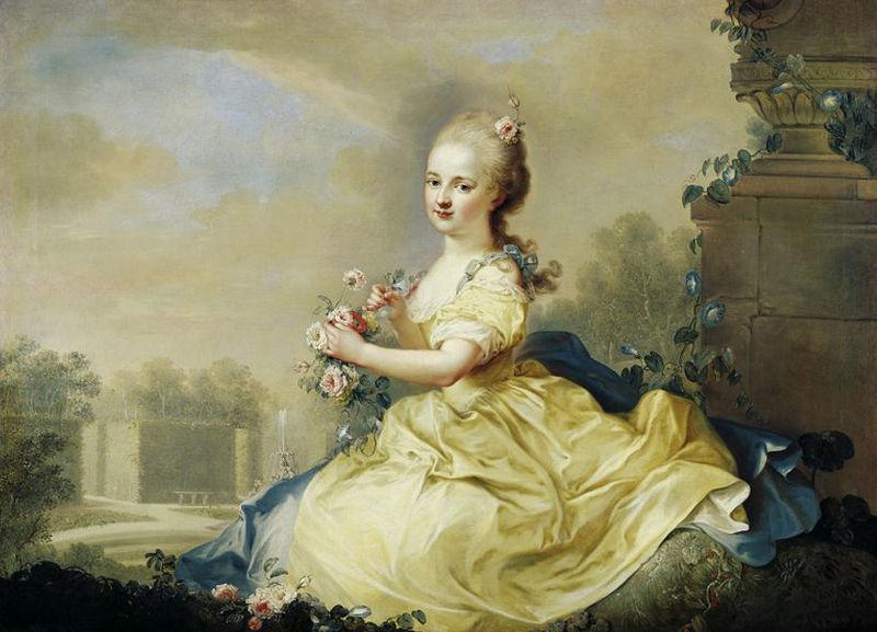 unknow artist Portrait of Maria Josepha Hermengilde oil painting image